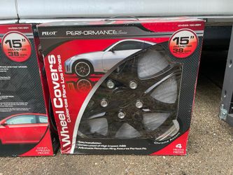 Pilot Performance 15 Wheel Covers Set Of 4 Each