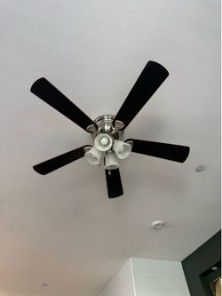 5 -Blade Ceiling Fan with 4-Light Fixture