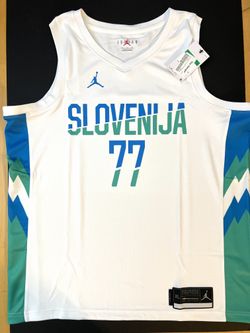 Luka Doncic Slovenia Los Angeles Lakers Jordan Swingman Jersey In Size XL Combo