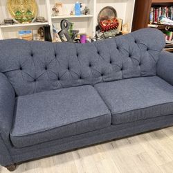 Set Of Blue Couches 