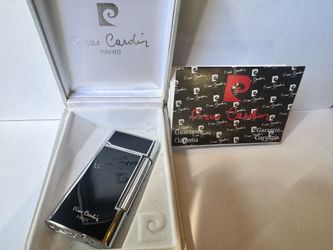 Pierre Cardin Paris Butane Lighter w/ Original Box & Guarantee Card