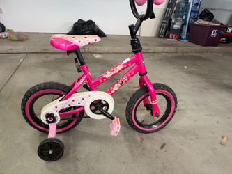 Minnie Mouse Kids Bike with Training Wheels