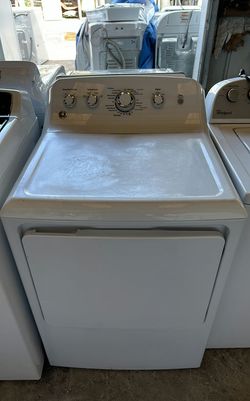White GE Dryer with Knob Controls, Lightly Used