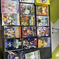Children’s DVDS And VHS Tapes 