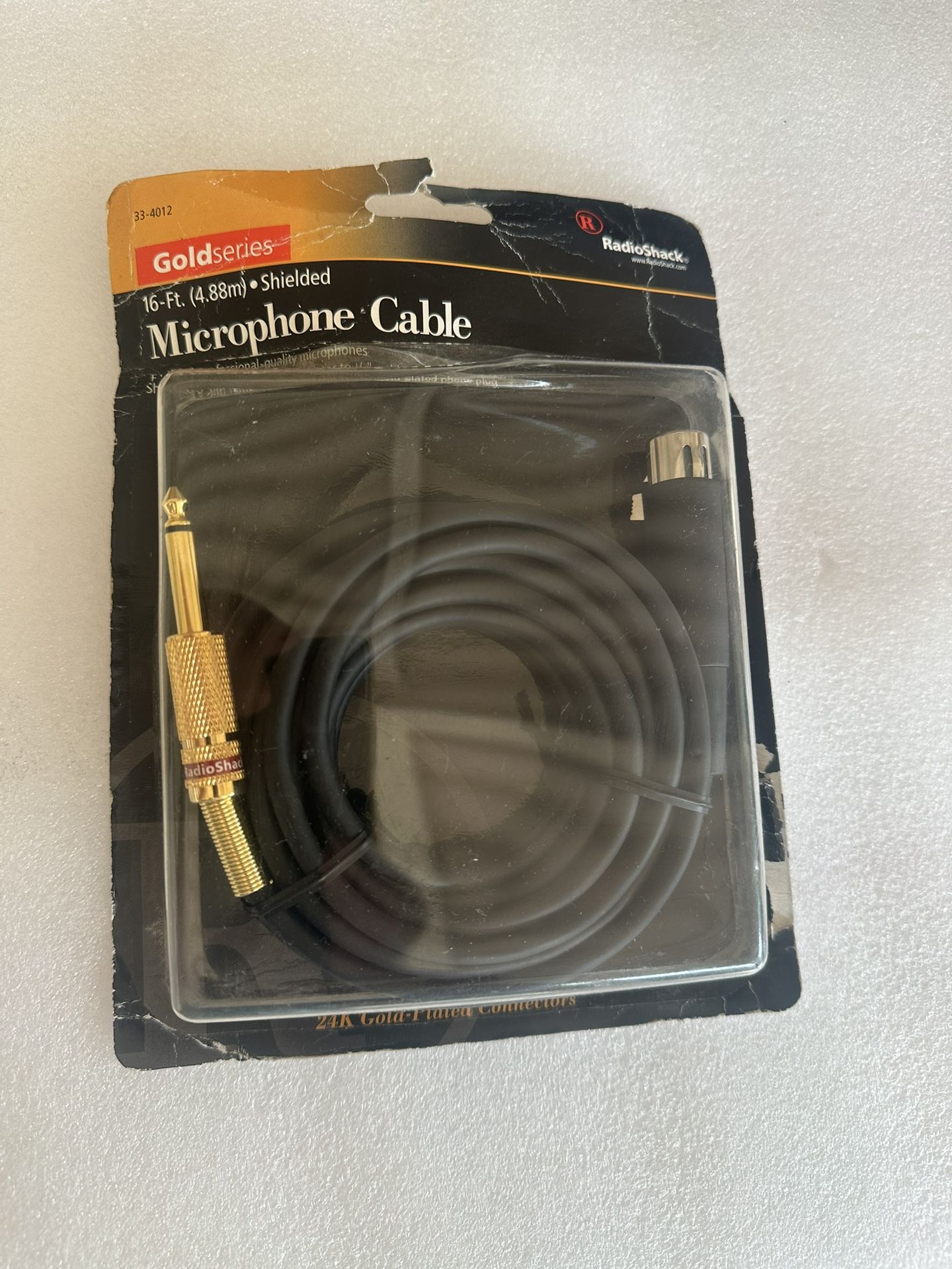 New Microphone Cable.
