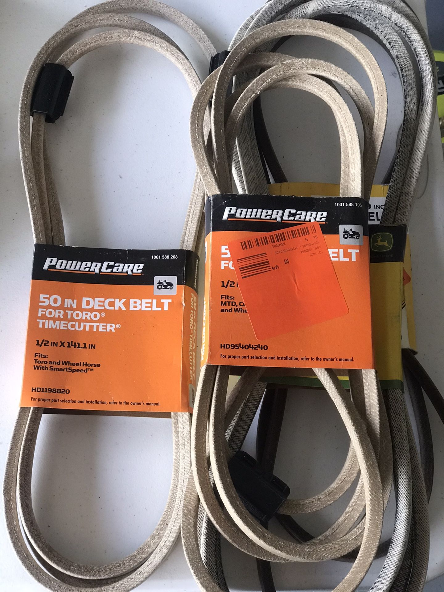 lawn mower belt 46” ,50”,56”