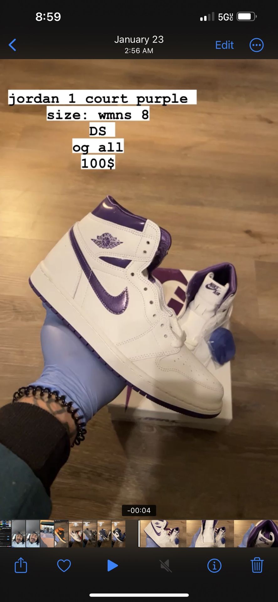 jordan 1 court purple 