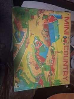 1950's toy mini country collectors set