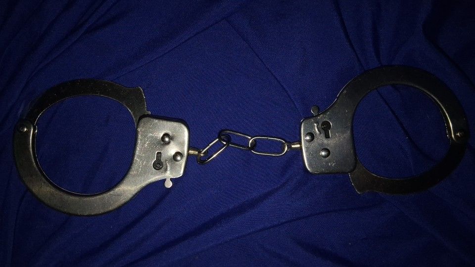 Steel Handcuff Toy