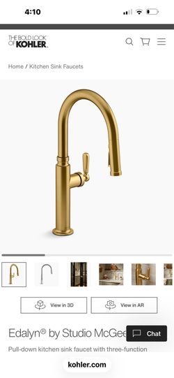 Kohler Edalyn Faucet Brushed Brass - Brand New in box $350