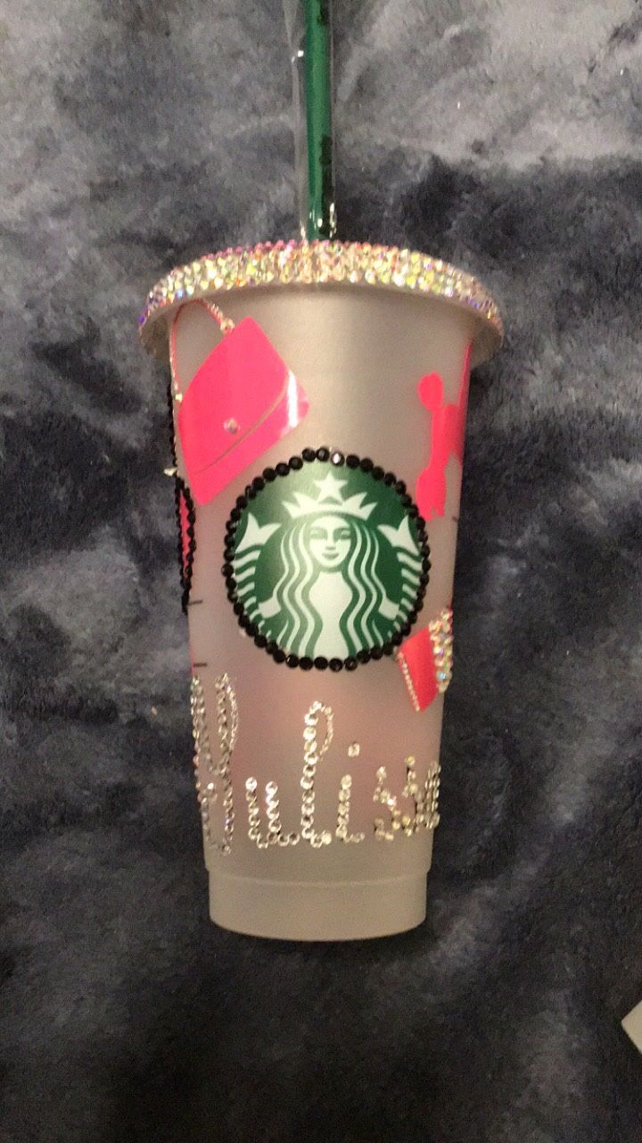 Barbie blinged cup