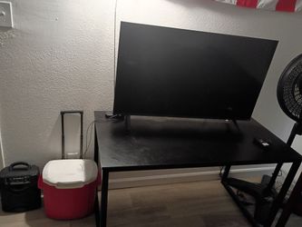 Roku TV , speaker and cooler