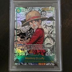 2025 ONE PIECE CARRYING ON HIS WILL MANGA ALT ART #118 MONKEY D. LUFFY PSA 10