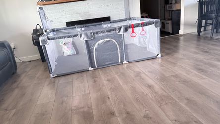 Large Baby Playpen with Mesh Sides