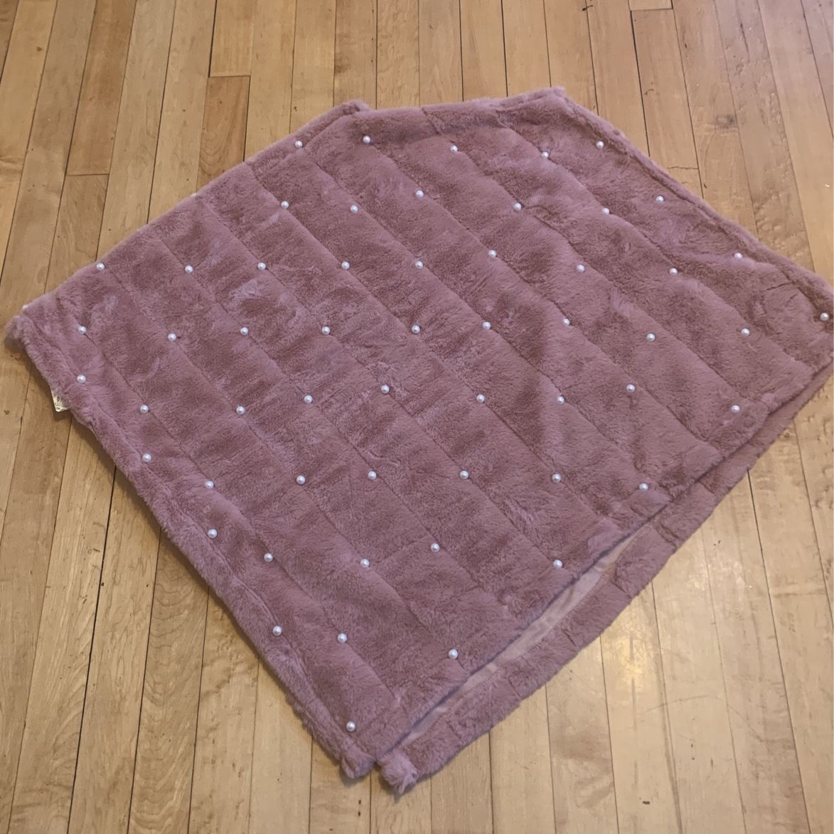 Rose Color Poncho