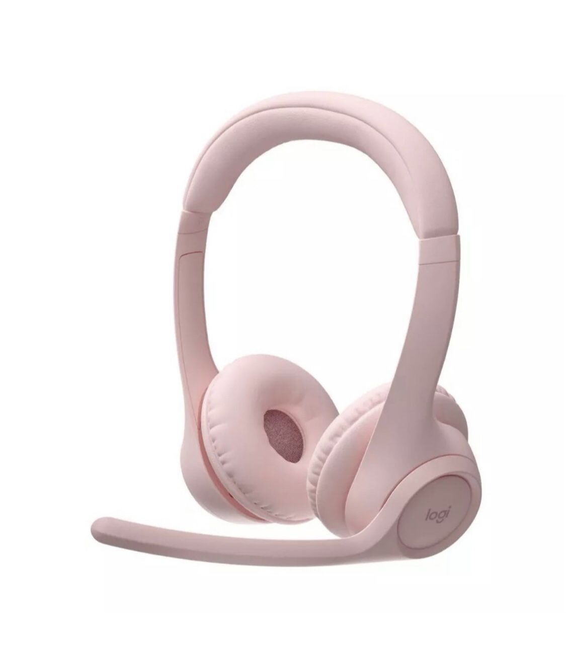 Logitech - Zone 300 Wireless Bluetooth On-ear Headset With Noise-Canceling Pink  Open box item appears new!  The Logitech Zone 300 Wireless Bluetooth 