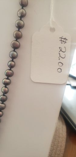 Beautiful Grey Pearl Necklace 😊