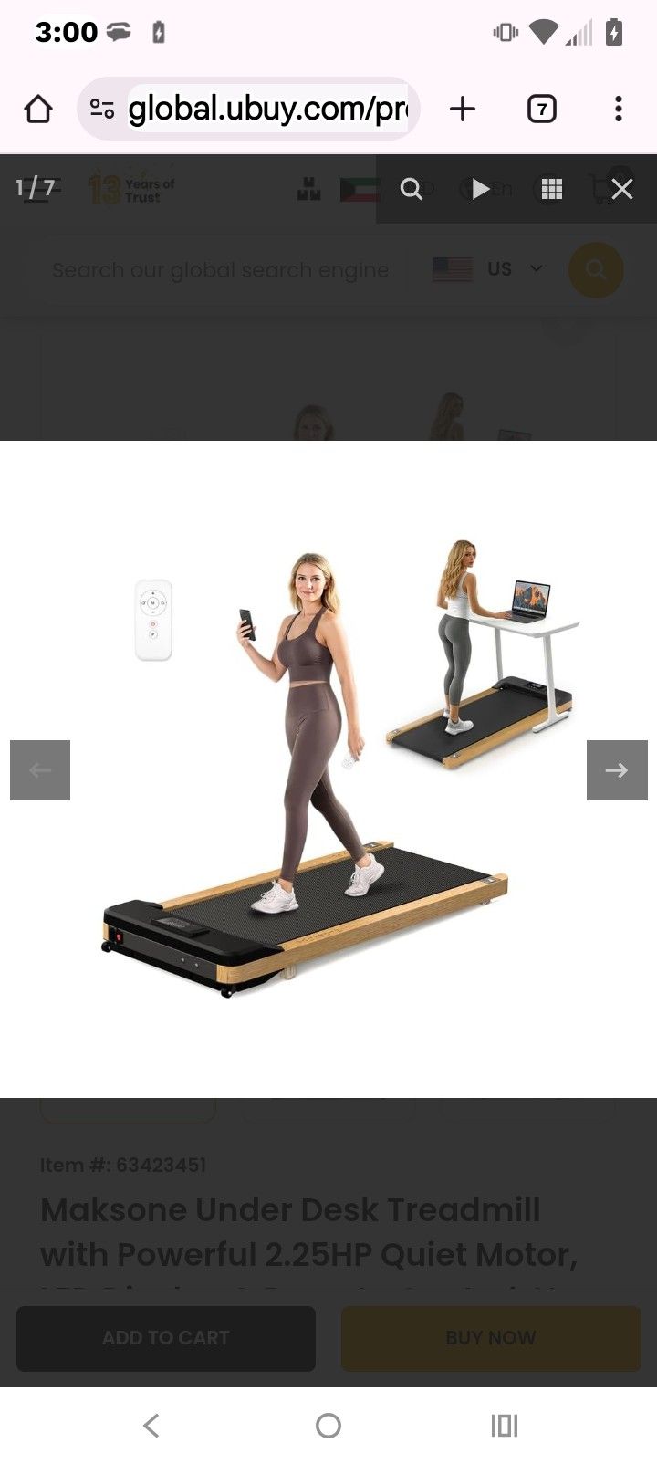 Maksone Treadmill 