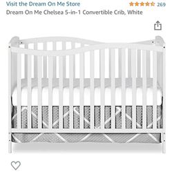 Dream On Me Chelsea 5- In -1 Convertible Crib