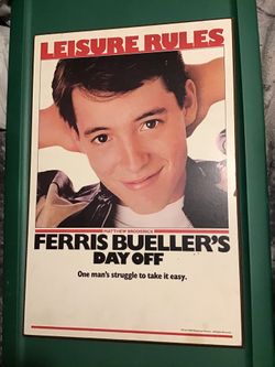 Ferris Bueller‘s Day off Wooden movie poster
