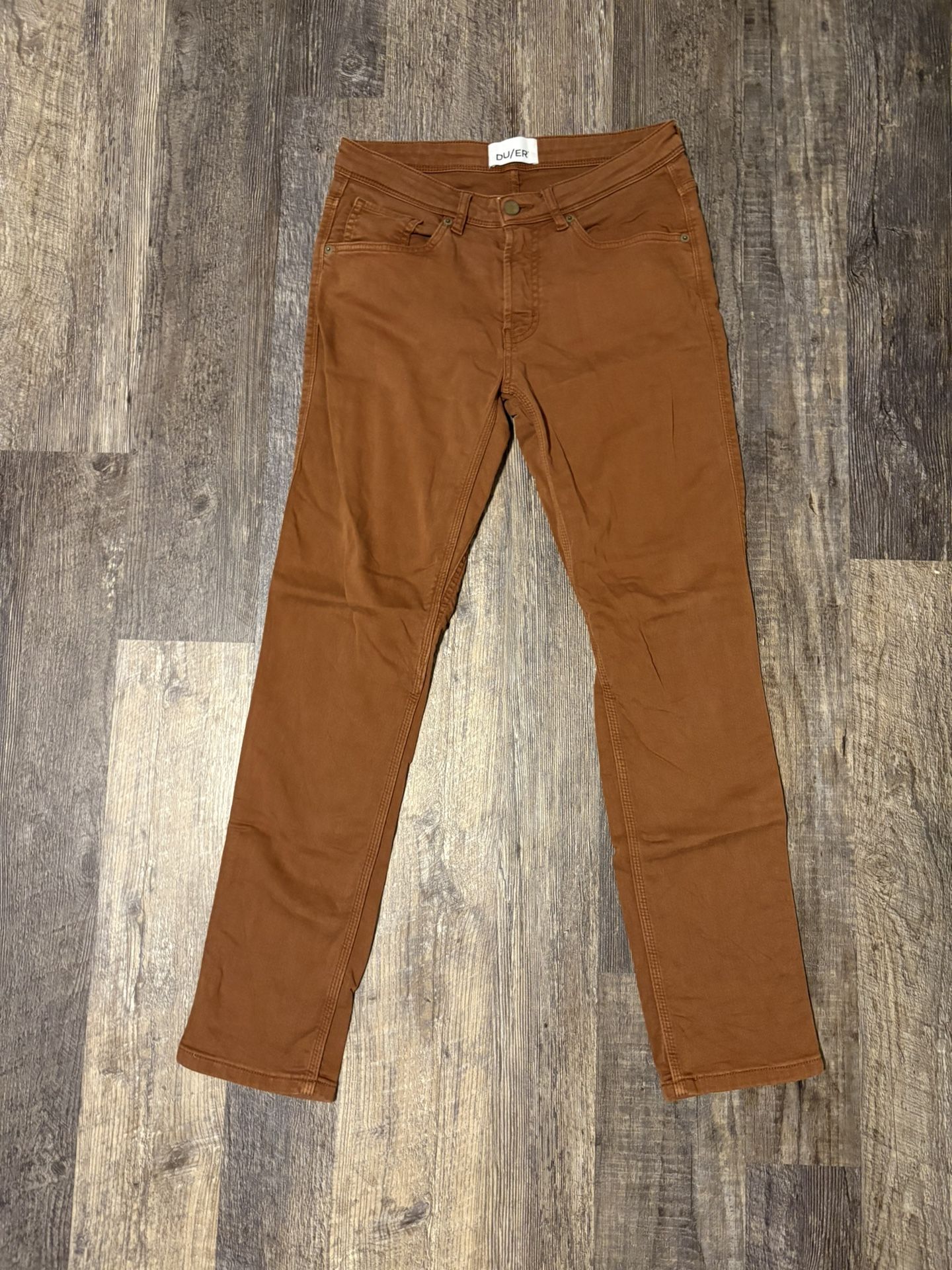 Women’s DU/ER Dark Tan Pants - 27x30