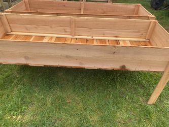 2x6 Ft  Cedar Raised Planter Boxes 