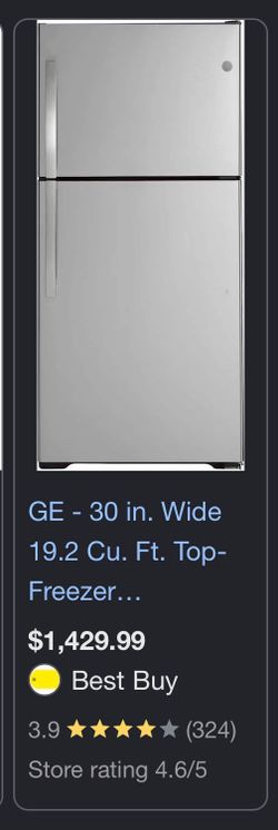 GE - 30 in. Wide 19.2 Cu. Ft. Top-Freezer Refrigerator with Premium Inner Door Modular Bins - Stainless Steel