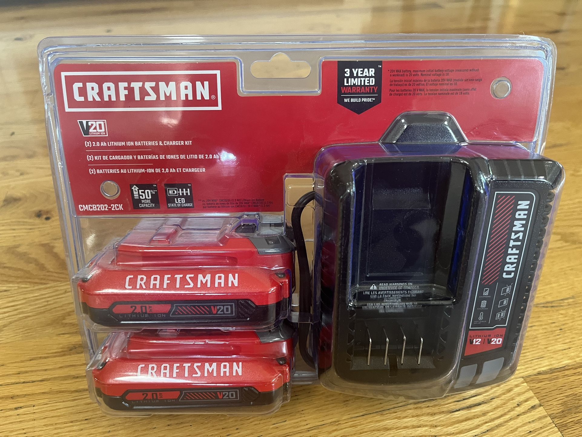 Craftsman V20 2 Ah Lithium-Ion Starter Kit