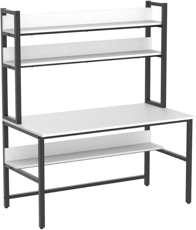 Computer Desk with hutch ( 55Wx65Hx23.6D )
