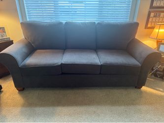 Blue/Grey Linen couch
