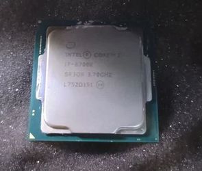 i7 8700k CPU.
