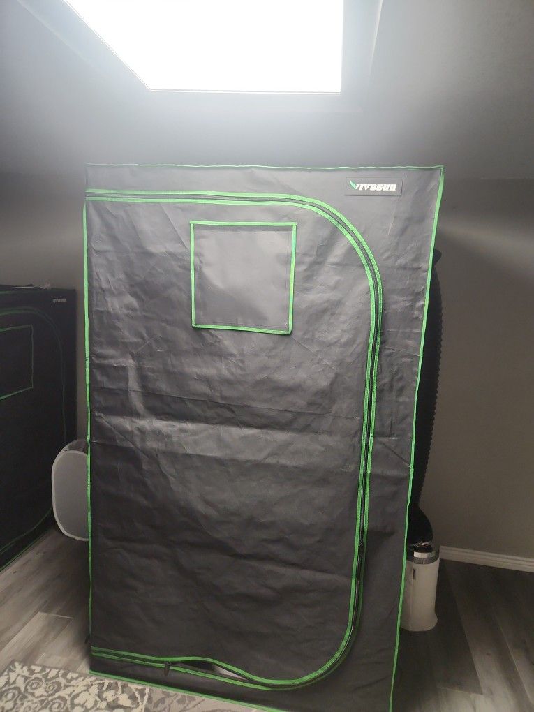 Complete Grow Tent  System  Set Up