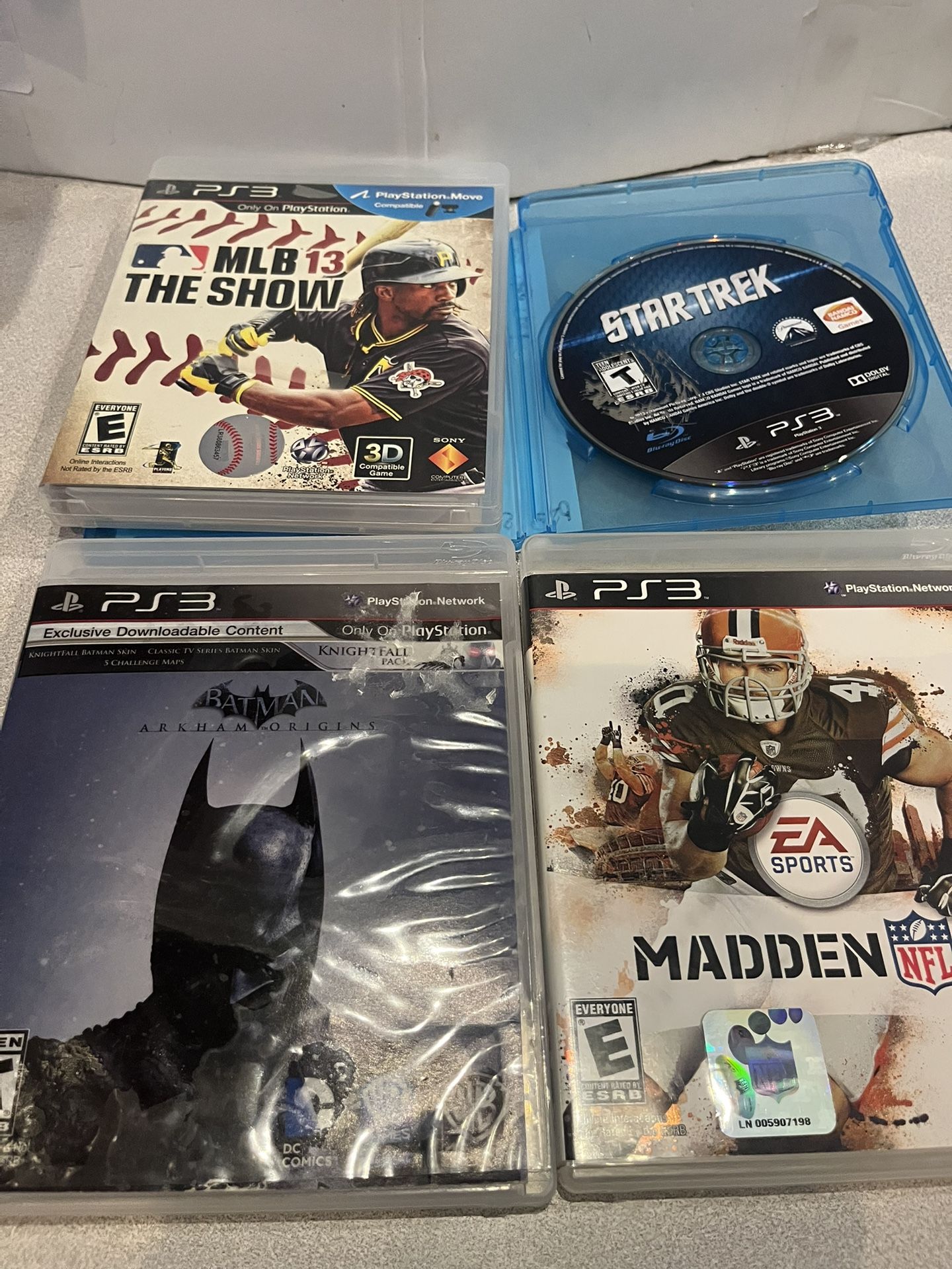 Lot of 4 PS3 video games