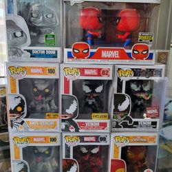 Venom And Spider-Man Funkon Pops 