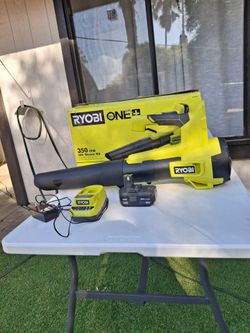 Ryobi One +18V 350 CFM Leaf Blower Kit