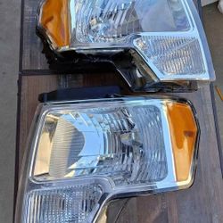 09-14 Ford F150 Headlights Luces Micas Calaveras Faros Faroles Focos 