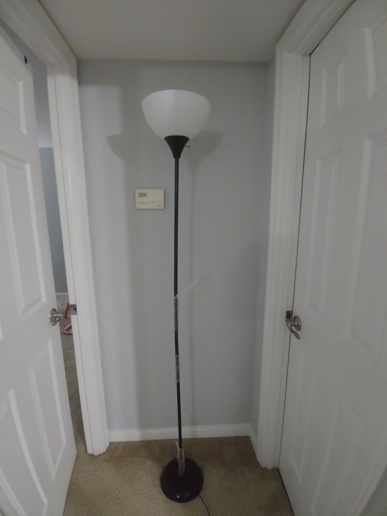 Floor lamp with bulb