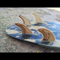 6 Ft Quad Custom Surfboard
