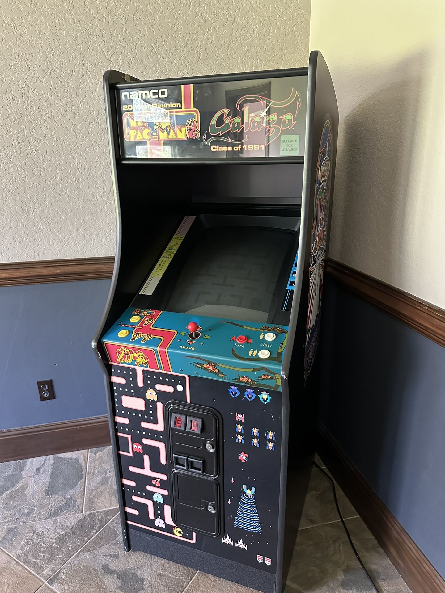 Ms. Pacman Galaga Classic Arcade Game