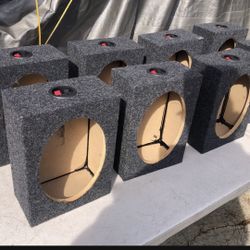 6X9 CAR STEREO SPEAKER SINGLE BOXES”NEW NUEVAS