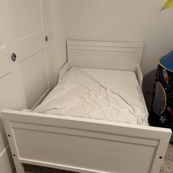 Ikea Toodler-Junior Bed Frame And Mattress