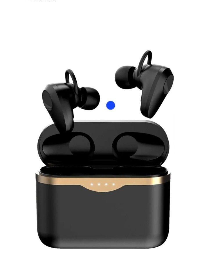 Srhythm Soulmate Series S5 Active Noise Cancelling Earbuds, Wireless ANC Bluetooth 5.1 Earphones with 50 Hours’ Playtime HiFi Stereo Deep Bass and Tou