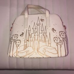 Disney Loungefly Sleeping Beauty Aurora White Bag