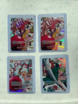 ONE PIECE ROUND 1 PROMO CARDS LUFFY ZORO CHOPPER