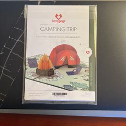 Lovepop CAMPING Trip —-/ Pop Up Card —-:—- Prestent For Mom Or Dad Or Birthday