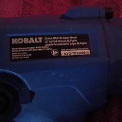 Kobalt  .5in 400ft/lb Air Impact Wrench 