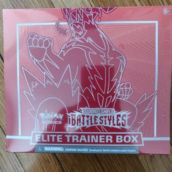 Pokemon Battle Styles Elite Trainer Box Single Strike Urshifu Red