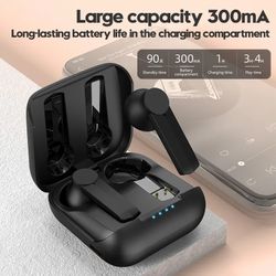 Wireless Earphones In Ear Bluetooth Dual Stereo Active Noise Reduction Bass Touch