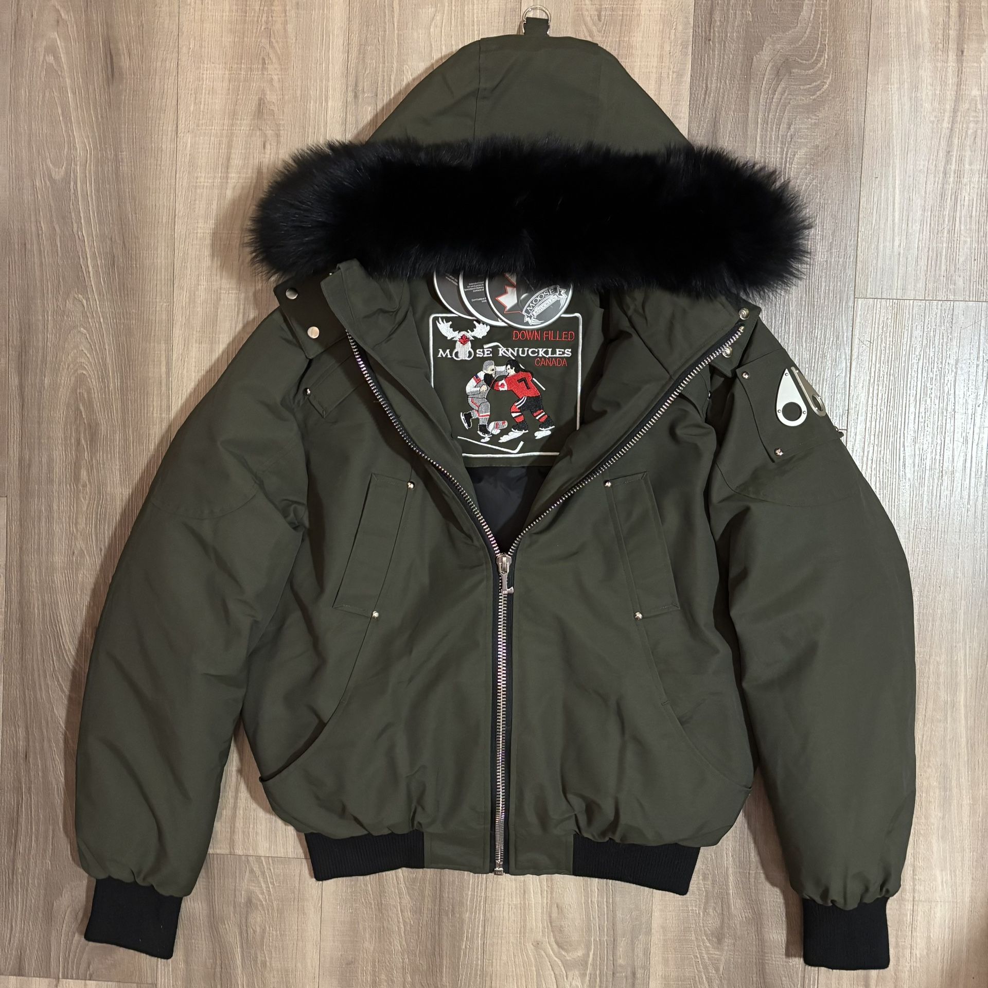 Moose Knuckles Parka Jacket Men Size Large