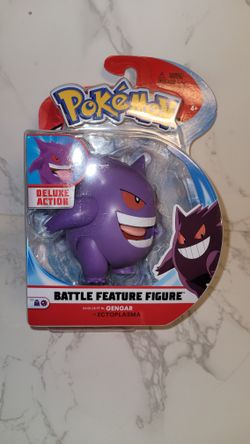 POKEMON Gengar Battle Feature Figure Jazwares  New In Box